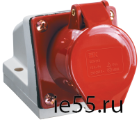 Розетка стационарная ССИ-125 3Р+РЕ+N 32А 380-415В IP44 IEK