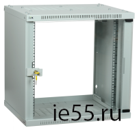ITK Шкаф LINEA WE 6U 600x600мм дверь стекло серый
