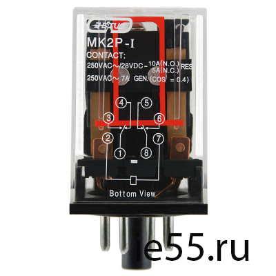 Реле промежуточное 3SJ5 2P-1 (MK2P-I)   AC 220 V Э