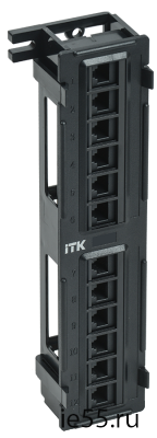 ITK Настенная патч-панель кат.6 UTP, 12 портов (IDC Dual)