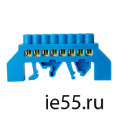 Шина TS-0609K 6x9  8 ways нулевая в изоляторе ЭНЕР