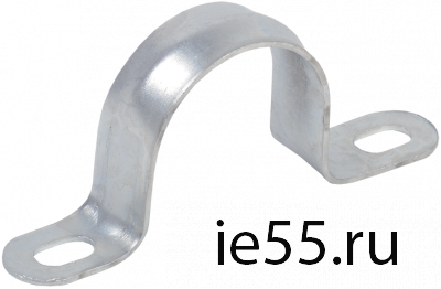 Скоба металл.двухлапковая d12-13мм