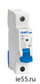 Автоматический выключатель NB1-63H 2P 25A 10кА х-ка D (CHINT)