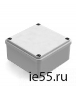 Коробка распаячная для наружнего монтажа с гладкими стенками,100х100х50мм, IP55 серая (CH 101003315