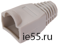 ITK Колпачок изолирующий для разъема RJ-45, PVC, СЕРЫЙ