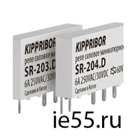 Реле промежуточное SR-203.D 1-конт., 24VDC, 6A/250V