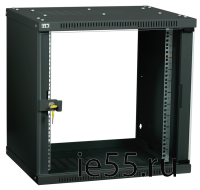 ITK Шкаф LINEA WE 15U 600x450мм дверь стекло черный