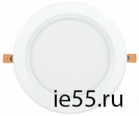 Светильник LED ДВО 1804 PRO белый круг 40Вт 4000K IP40 IEK