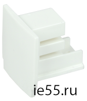 Заглушка для трехфазного шинопровода белая IEK