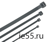 Хомут морозостойкий Хкм 4,8х200мм черный (100шт) IEK