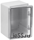 Корпус пласт. ЩМПп 400х300х220мм пр. дв. УХЛ1 IP65 IEK