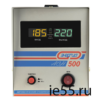 Cтабилизатор  АСН-  500  ЭНЕРГИЯ с цифр. дисплеем
