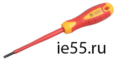 Отвертка шлицевая Expert 5.5х1.0х125мм 1000В IEK