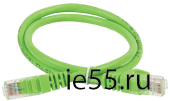ITK Коммутационный шнур (патч-корд), кат.5Е UTP, 2м, зеленый