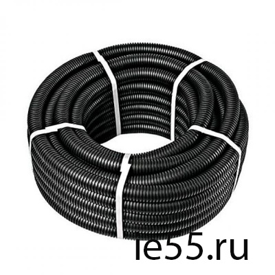 Труба гофрированная  гибкая ПНД легкая d 25 с зондом (50 м) (CHINT)