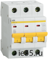 Автоматический выключатель ВА47-29 3Р  8А 4,5кА х-ка D ИЭК