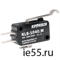 Микровыключатель KLS-A1.040.M 1НО+1НЗ, Iном.=1,5 А 125/250 VAC (AC-15), Ith=10 А, 20 млн циклов
