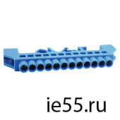 Шина TS-0609K 6x9 12 ways нулевая в изоляторе ЭНЕР