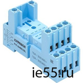 Разъем для реле PYF-044ВЕ/2BL RP-40X.XXXX 2-х ярусная винтовая синяя (релейная база, колодка, розетк