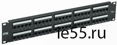 ITK 2U телефонная патч-панель кат. 3 50 портов 110 IDC