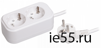 Удлинитель У02 2 места 2Р+РЕ/3.0 метра 3х1мм2 16А/250В CLASSIC IEK