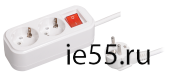 Удлинитель У02В 2 места 2Р+РЕ/3.0 метра 3х1мм2 16А/250В CLASSIC IEK