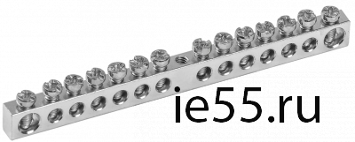 Шина PEN "земля-ноль" 6х9мм 14/1 Ni (14групп/креп. цен.) IEK