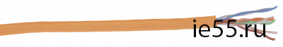 ITK Витая пара U/UTP кат.5E 4x2х24AWG LSZH оранжевый (305м)