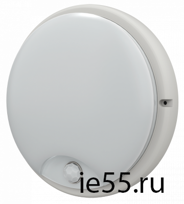 Светильник LED ДПО 4100Д 12Вт IP54 4000K круг бел. ИК ДД IEK