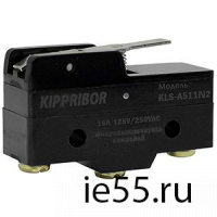 Концевой выключатель KLS-A5.11N2 1НО+1НЗ, Iном.=3 А 125/250 VAC (AC-15), Ith=10 А, 1,6 млн циклов