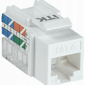 Модули Keystone Jack кат. 6 неэкранированые (UTP)