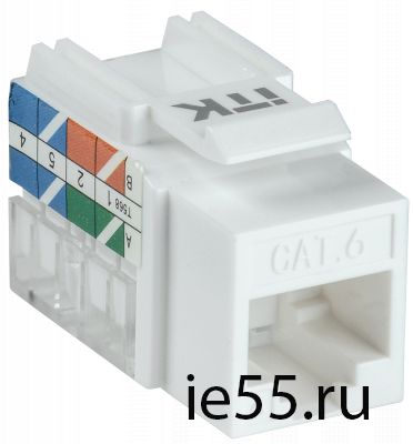ITK Модуль Keystone Jack кат. 6 UTP 110 IDC 90 град.