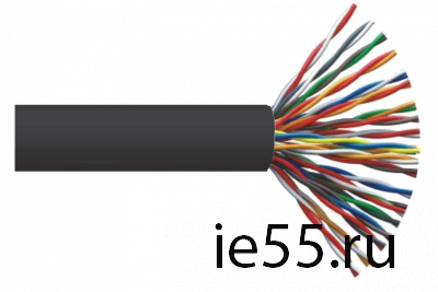 ITK Витая пара U/UTP кат.5E 25х2х24AWG LDPE черный (305м)