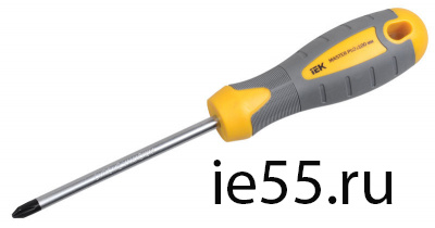 Отвертка крестовая Master Ph2х100мм IEK