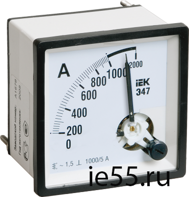 Амперметр Э47 50А кл. точн. 1,5 96х96мм