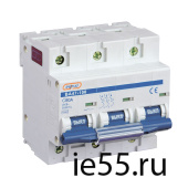 Автоматический выключатель  NC100H (ВА47-100) 3P  80A ЭНЕР