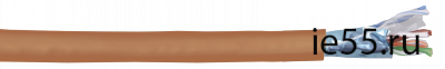 ITK Витая пара F/UTP кат.6 4x2х23AWG LSZH оранжевый (305м)