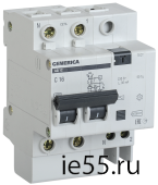 Диф.автомат АД12 2Р 40А 30мА GENERICA