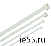 Хомут морозостойкий Хкм 7,6х380мм белый (100шт) IEK
