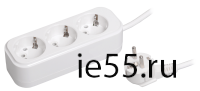 Удлинитель У03 3 места 2Р+РЕ/3.0 метра 3х1мм2 16А/250В CLASSIC IEK