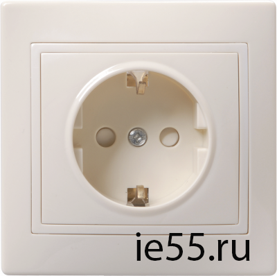 РСш10-3-Км Роз. 1мес. c з/к с з/ш 16А кер. КВАРТА крем. IEK