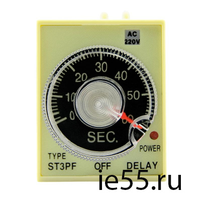 Pеле времени 220V ST3PF ( 5-60 sec)  ЭНЕРГИЯ