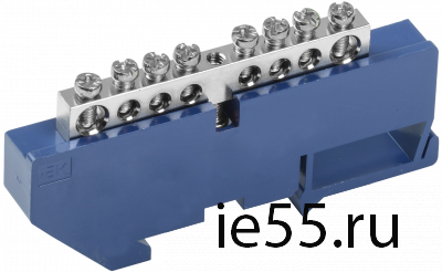 Шина N "ноль" на DIN-изол. Ni ШНИ-6х9-8-Д-С IEK