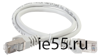ITK Коммутационный шнур (патч-корд), кат.6А S/FTP, LSZH, 10м, серый