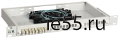 ITK 1U кросс укомплектованный: SC (Simplex) 12шт;  (OM4)
