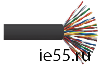 ITK Витая пара F/UTP кат.5E 10х2х24AWG LDPE черный (305м)