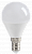 Лампа LED G45 шар 5Вт 230В 3000К E14 IEK