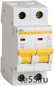 Автоматический выключатель ВА47-29 2Р  2А 4,5кА х-ка С ИЭК